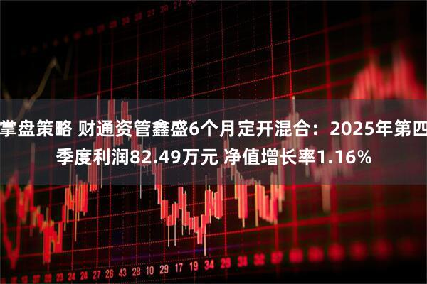 掌盘策略 财通资管鑫盛6个月定开混合：2025年第四季度利润82.49万元 净值增长率1.16%